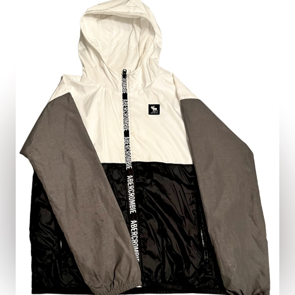 Abercrombie & Fitch Kids Windbreaker Jacket Zip-up 13/14 (Boys)